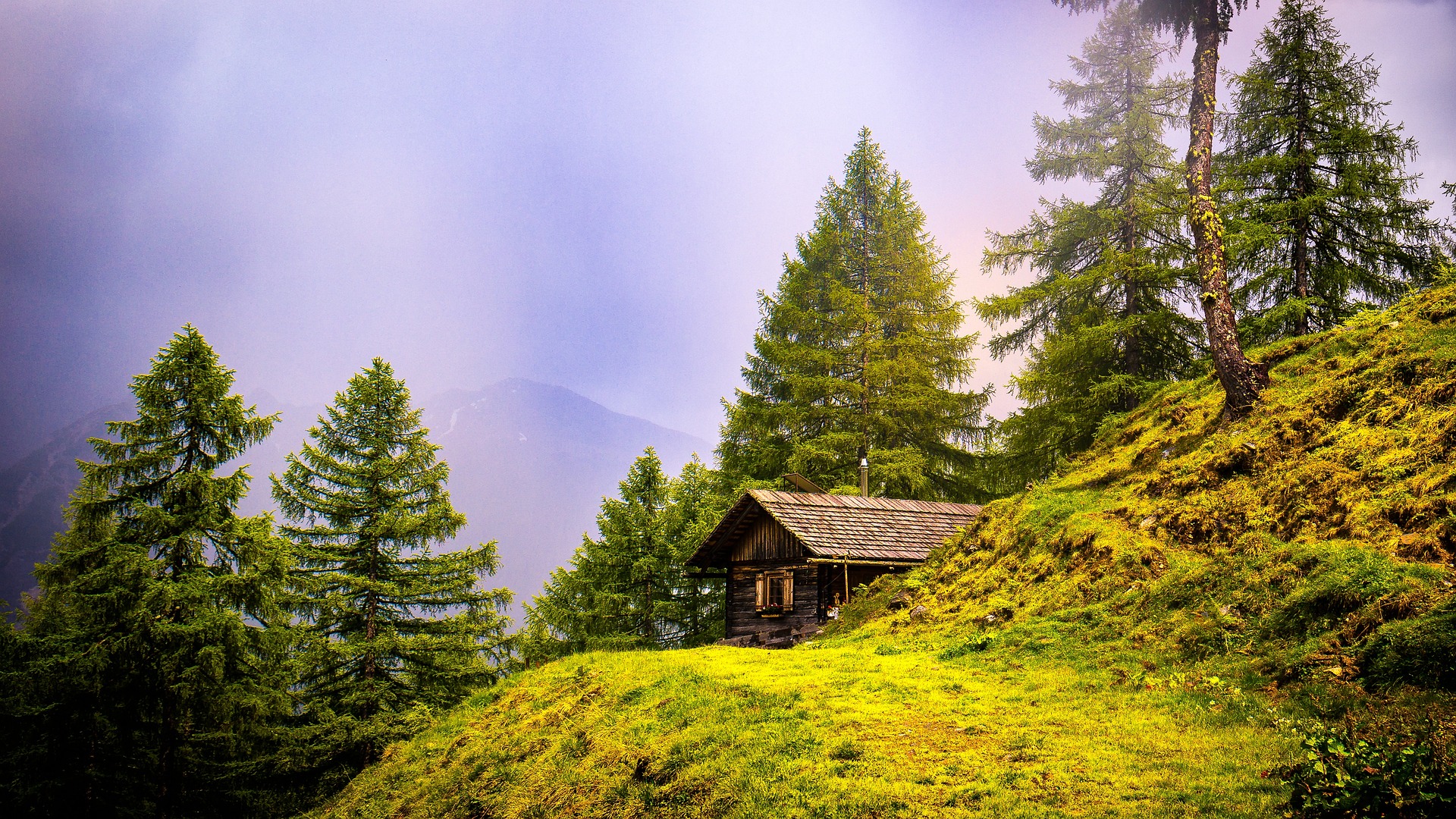 mountain view cabin