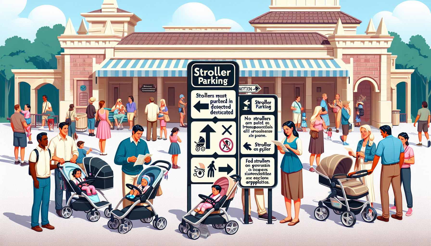 disney world stroller policy